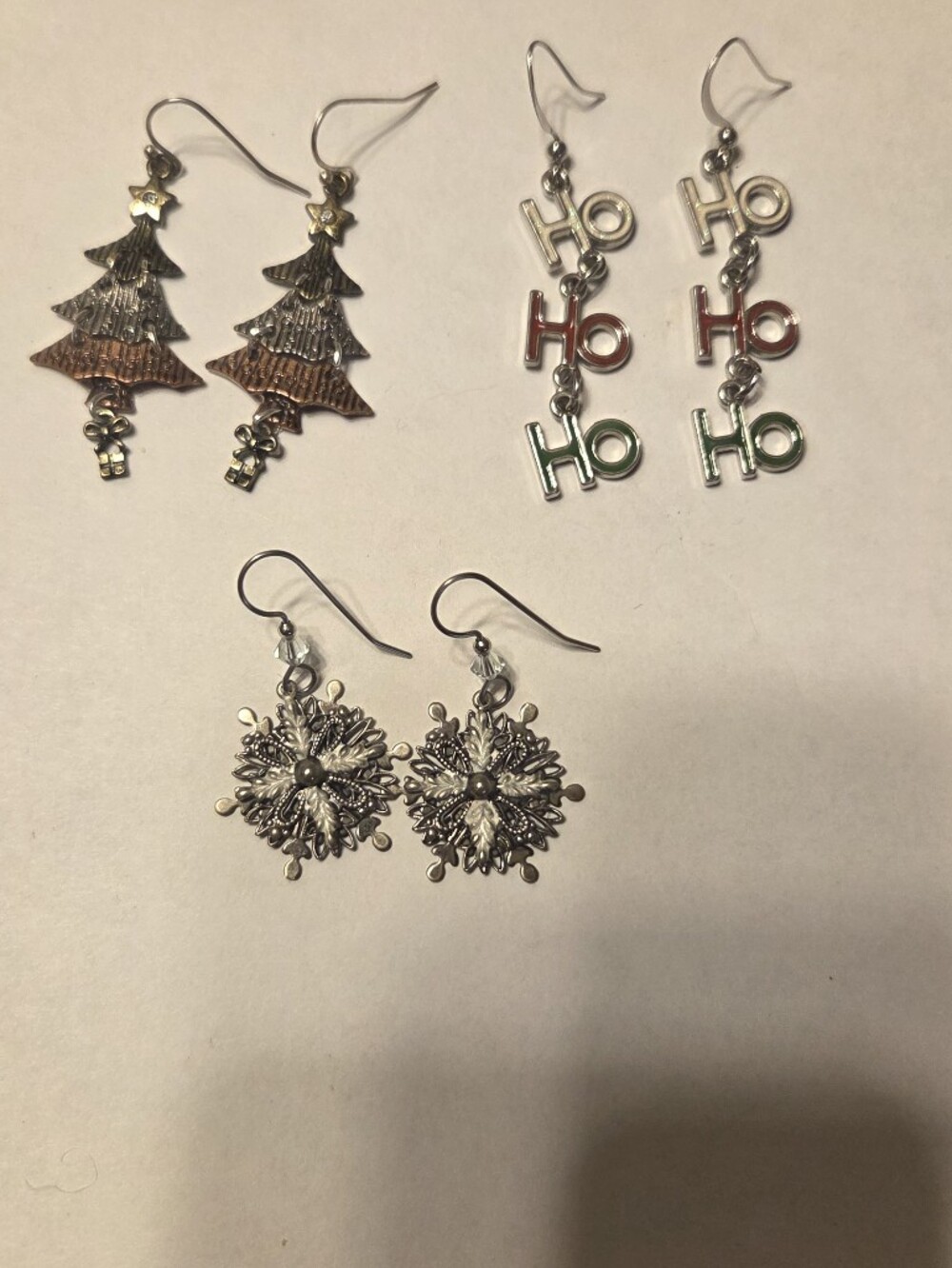 Christmas Earrings Set Of 3